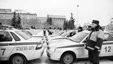 Новые автомобили пополнили парк новосибирской милиции.