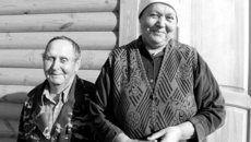 Алексей Гаврилович Шуньков с дочерью Валентиной
