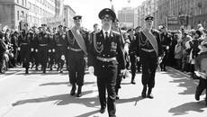 Судебные приставы на параде.
