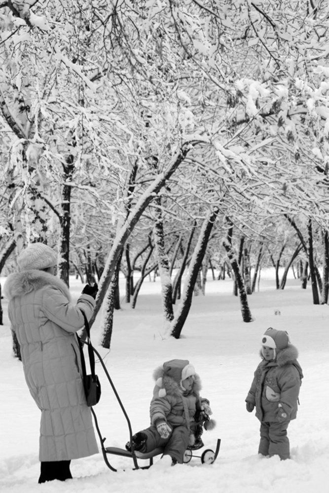 Какое всё белое!