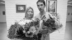 Мария и Сергей Курбатовы — супруги и соратники, открыли в Русско-немецком доме свою первую совместную выставку.