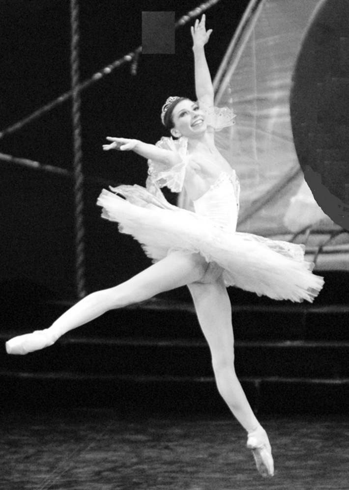 Анна Жарова  (Мари) в балете «Щелкунчик».