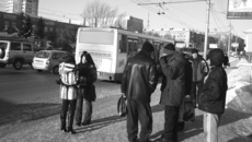 Когда на улице минус 20о, любая задержка автобуса вызывает раздражение.