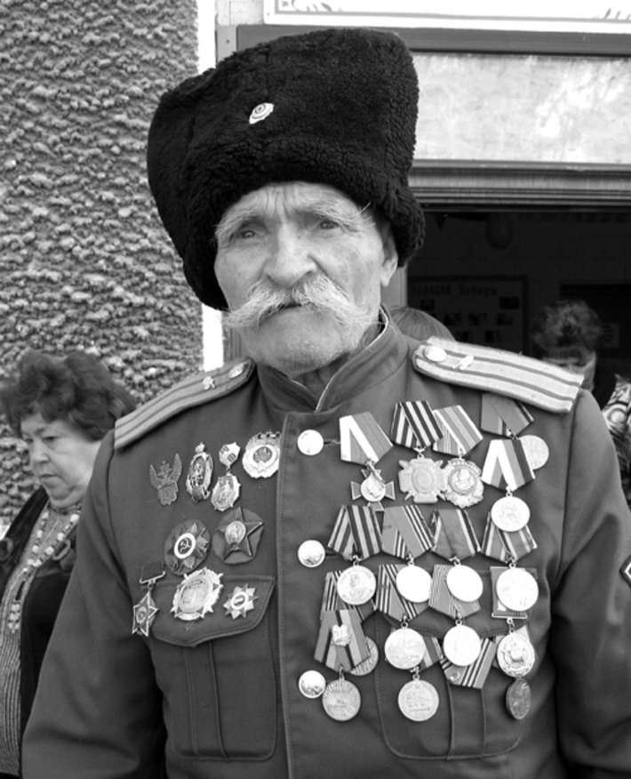 Лихой казак Александр Казанцев.