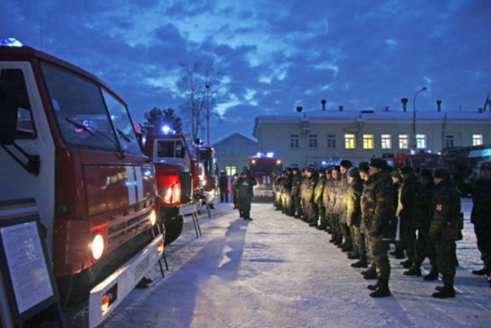 Время оперативного сбора: с утра построение…