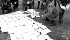 Партии афганского героина, задержанные на российской границе.