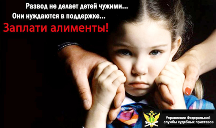 За прошлый год Службой судебных приставов Новосибирской области возбуждено 960 уголовных дел по взысканию алиментов. Агитационный плакат Управления ФССП России.