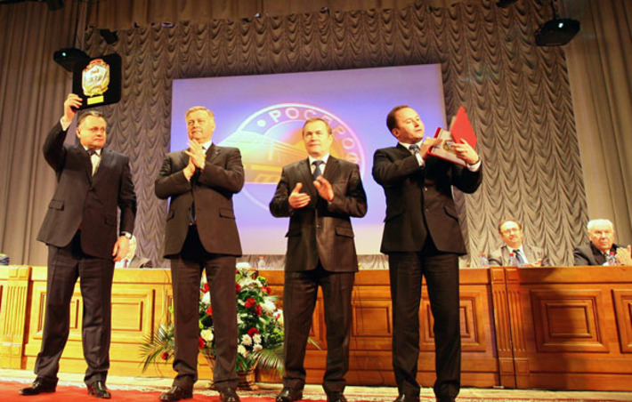 Западно-Сибирская железная дорога победила в отраслевом соревновании  ОАО «Российские железные дороги».  Фото Сергея ДЯТЛОВА.