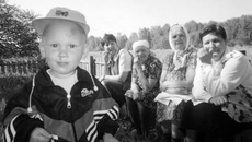 Я тут главный...  На снимке: семья Бородиных