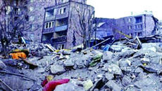 Одно из крупнейших землетрясений последних десятилетий в Армении  с эпицентром около города Спитака. Фото с сайта www.pss29.ru