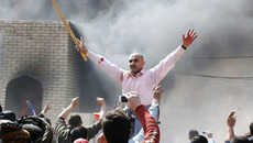 Повстанцы  в Триполи. Фото Reuter.