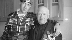 На кухне в новой квартире ветерана войны Михаила Мирошниченко. Фото Марины ЛУПЕЙКЕНЕ