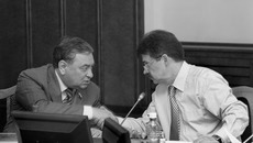 Евгений Покровский и Юрий Шарандин: взаимодействие есть! Фото Павла КОМАРОВА