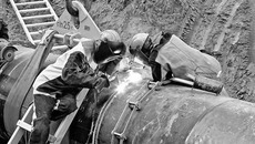 Строительство газопровода. Фото представлено ОАО «Газпром»