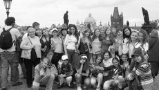 «Кантилена» на гастролях. 2008 год. Фото из архива детского камерного хора «Кантилена»