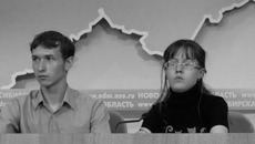 Антон Альянов и Ксения Бисиркина, добившиеся стопроцентного результата  на одном из экзаменов. Фото Никиты НАДТОЧИЯ