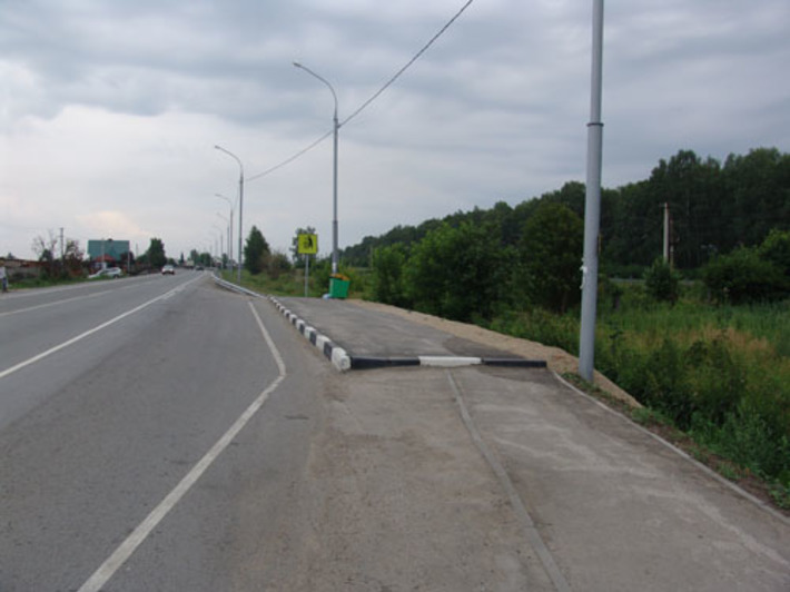 Один из новых остановочных пунктов. Фото предоставлены пресс-службой правительства Новосибирской области