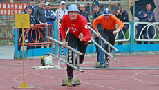 Реальные условия перенесли на спортивную трассу. Фото Павла КОМАРОВА