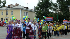 Открытие Олимпиады. Фото Валентины МАЛЬЦЕВОЙ