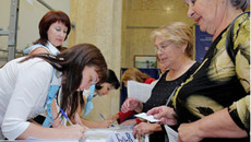 Праймериз в Советском районе Новосибирска.Фото Павла Комарова