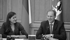 Разговор получился непринужденным и конструктивным. Фото Михаила ПЕРМИНА