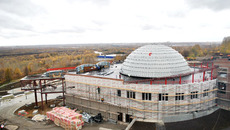 Новый объект преображается прямо на глазах. Фото Юлии НАЗАРЕНКО