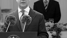 Москва. Май 2008 года. Дмитрий Медведев вступил в обязанности Президента РФ. Фото с сайта badnews.org.ru