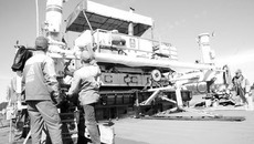 Дорожники «Новосибирскавтодора» на 10-м пусковом участке обхода (2010 год) Фото Михаила ПЕРМИНА