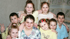 Cемейство Пушковых живет не богато,  но дружно. Фото Юлии НАЗАРЕНКО