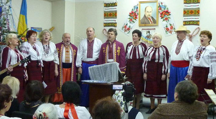 Выступает ансамбль «Мрия». Фото предоставлено УНКА