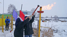 Газ пришёл в посёлок Майский. Фото предоставлено администрацией Черепановского района