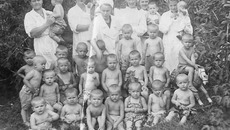 Детский сад в 40 — 50-е годы. Фото с сайта д/с «Василёк»