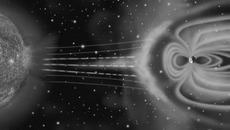 Влияние солнечных ветров на нашу планету. Иллюстрация www.sec.gsfc.nasa.dov
