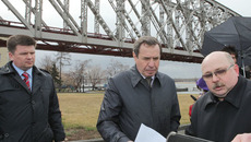 Владимир Городецкий: «Ко Дню города в парке «Городское начало» будет открыт памятник Александру III» Фото пресс-центра мэрии