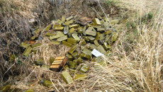 Боеприпасы, предназначенные к утилизации. Фото пресс-службы УФСБ России по Новосибирской области