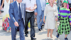 Руководители региона и города на дне рождения Новосибирска. Фото Павла КОМАРОВА