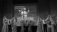 Гости фестиваля — учащиеся кадетского класса Краснозёрской средней школы № 2. Фото Лидии МИРОШНИК