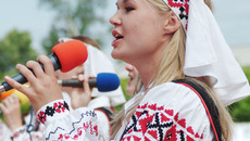 Ансамбль «Крыничка»  народного белорусского центра. Фото  Андрея БАУЛИНА (архив)