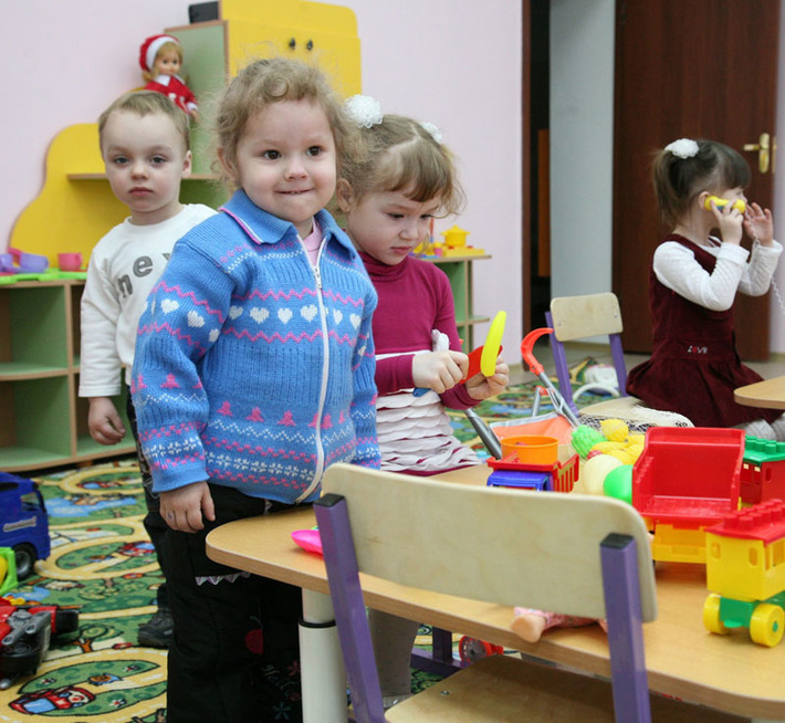В новом детском саду cела Скала Колыванского района  малышам комфортно. Фото  Михаила ПЕРМИНА