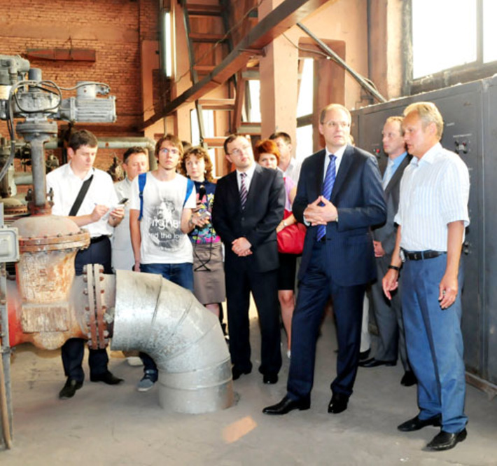 В Бердске губернатор посетил ряд  социальных объектов. Фото пресс-службы губернатора и правительства Новосибирской области