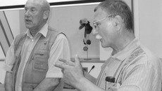 Писатель Сергей Трахимёнок и кинооператор Борис Травкин были друзьями Николая Самохина, они и сняли фильм о нем. Фото Татьяны ШИПИЛОВОЙ