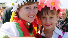 На празднике русской культуры в селе Петропавловка