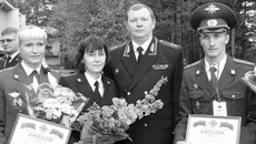 Фото на память (слева направо): Людмила Печерица, Ирина Рязанцева, Юрий Демидов и Андрей Лазаренко. фото  пресс-службы ГУ МВД РФ по Новосибирской области