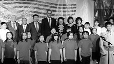 Новосибирская делегация в гостях  у монгольских школьников. Фото с сайта губернатора и правительства НСО