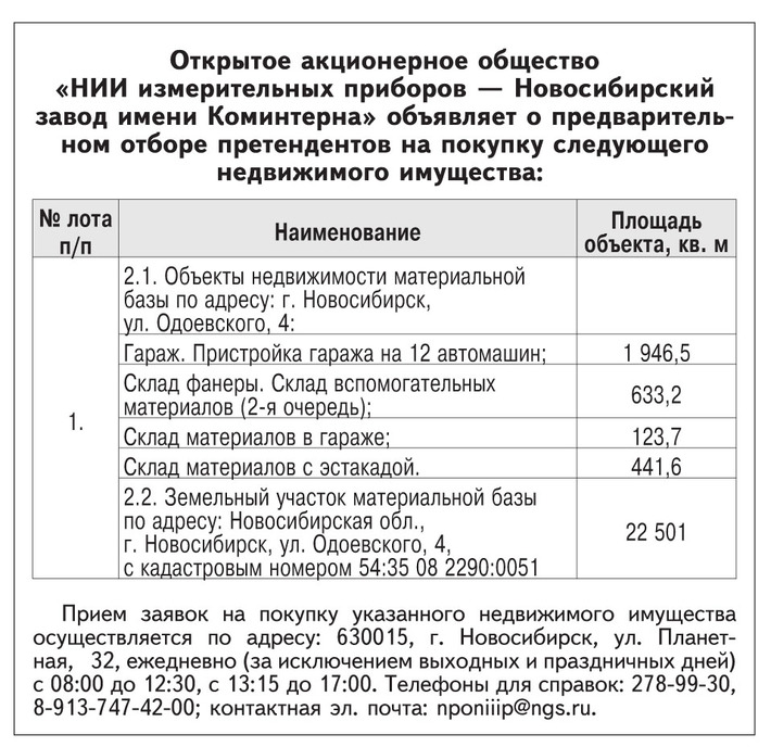 Таблица 1
