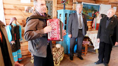 Участники семинара на экскурсии в Петропавловском краеведческом музее. Фото Марины ЛУПЕЙКЕНЕ