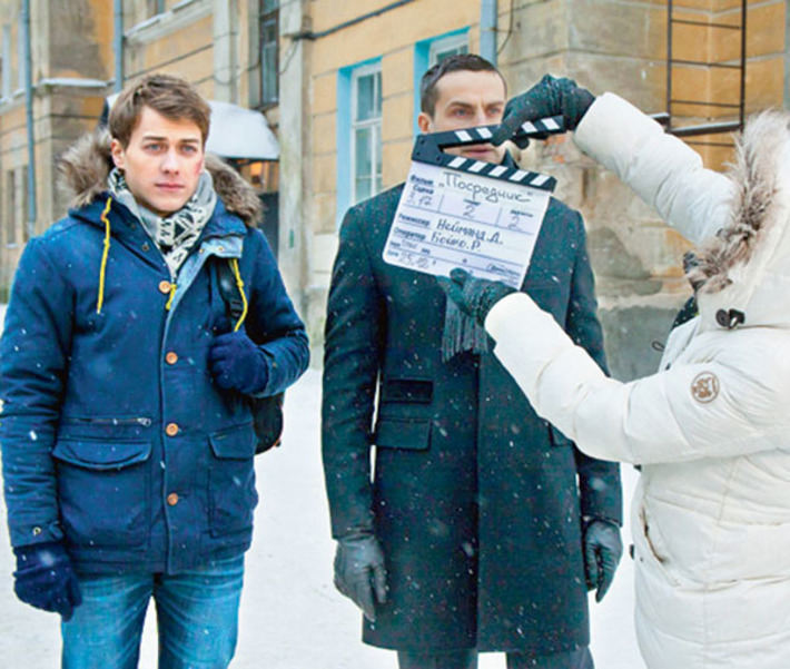 На съемочной площадке «Посредника». Фото с сайта www.ctc.ru