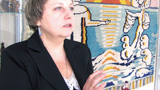 Руководитель музея традиционной народной игрушки  в Купино Татьяна Лысенко. Фото Марины ЛУПЕЙКЕНЕ