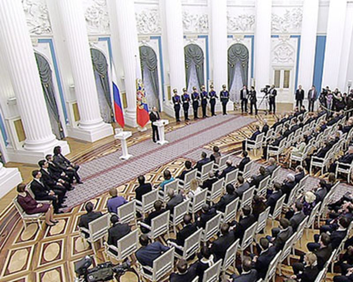 Торжественная церемония, приуроченная ко Дню российской науки, состоялась в Кремле. Фото с сайта nso.ru