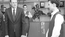 Лицеисты рассказали губернатору о своих достижениях, поделились планами на будущее. Фото пресс-службы губернатора и правительства НСО